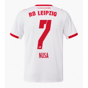 RB Leipzig Antonio Nusa #7 Domaci Dres 2025-26 Kratak Rukavima